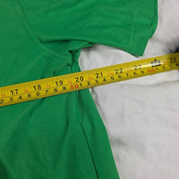 Nike Golf Tour Performance Mens Medium Green Polo Shirt Dri Fit Golf Activewear - Picture 8 of 10